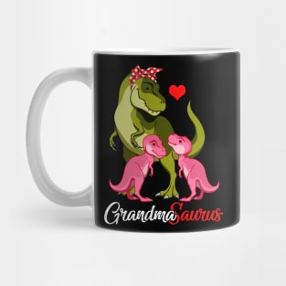 Grandmasaurus T-Shirt T-rex Grandma Saurus Dinosaur Mug